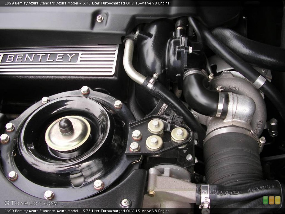 6.75 Liter Turbocharged OHV 16-Valve V8 Engine for the 1999 Bentley Azure #14600339