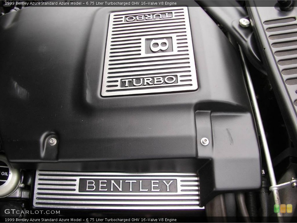 6.75 Liter Turbocharged OHV 16-Valve V8 Engine for the 1999 Bentley Azure #14600524