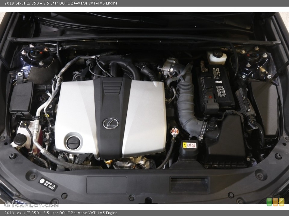 3.5 Liter DOHC 24-Valve VVT-i V6 2019 Lexus ES Engine