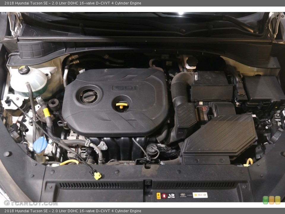 2.0 Liter DOHC 16-valve D-CVVT 4 Cylinder 2018 Hyundai Tucson Engine