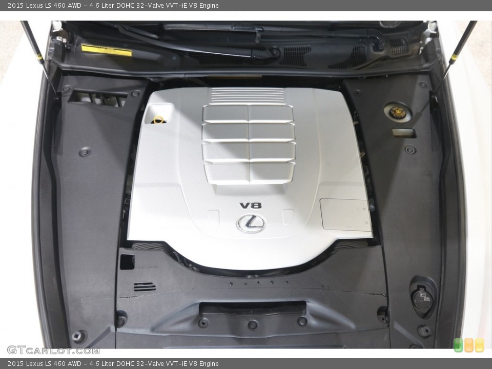 4.6 Liter DOHC 32-Valve VVT-iE V8 2015 Lexus LS Engine