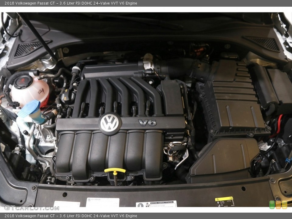3.6 Liter FSI DOHC 24-Valve VVT V6 2018 Volkswagen Passat Engine