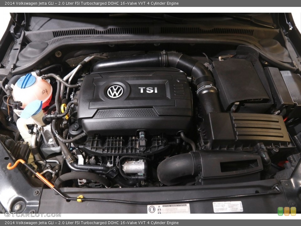 2.0 Liter FSI Turbocharged DOHC 16-Valve VVT 4 Cylinder 2014 Volkswagen Jetta Engine