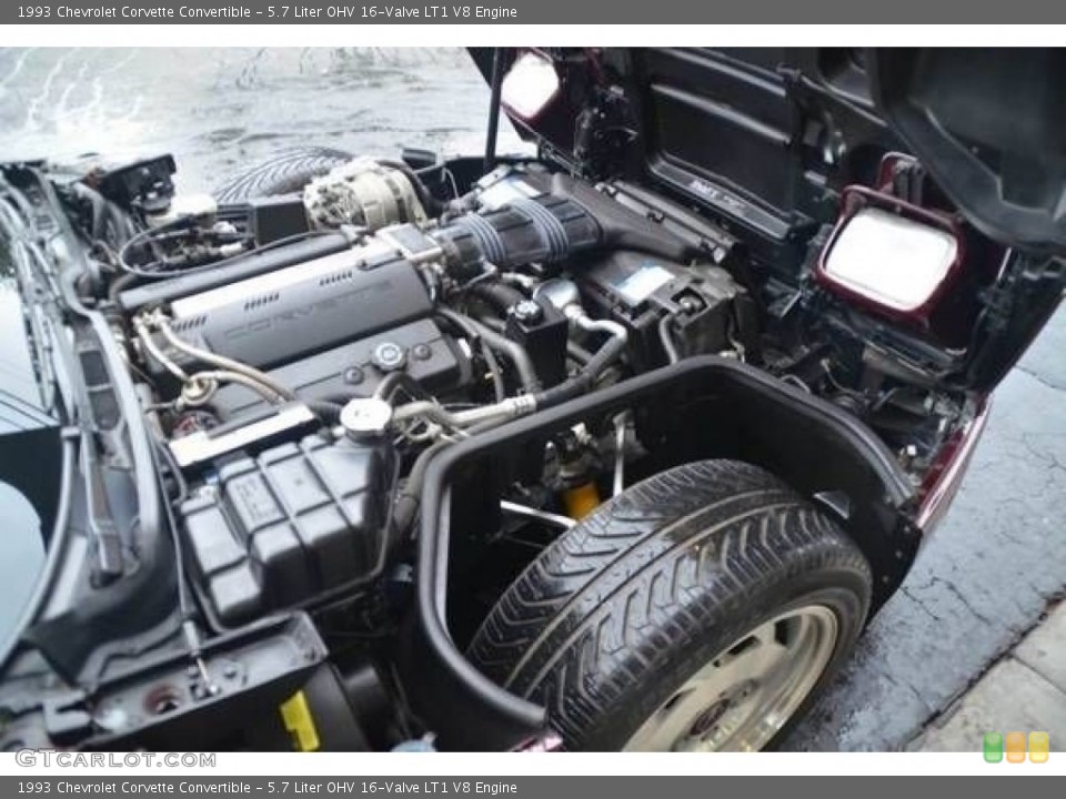 5.7 Liter OHV 16-Valve LT1 V8 Engine for the 1993 Chevrolet Corvette #146068386