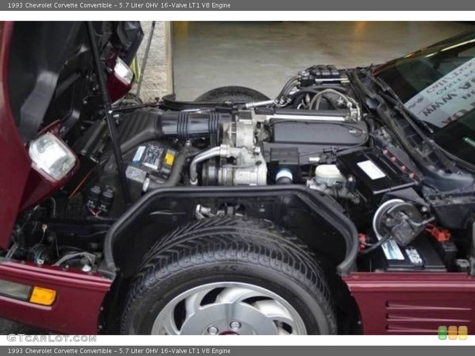 5.7 Liter OHV 16-Valve LT1 V8 Engine for the 1993 Chevrolet Corvette #146068479