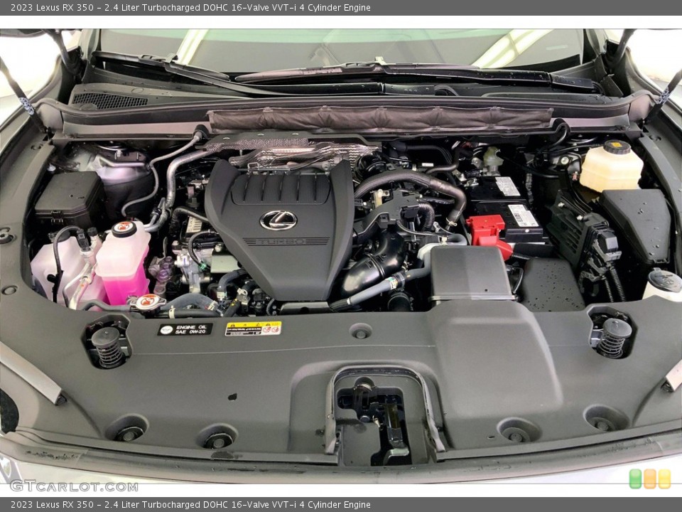 2.4 Liter Turbocharged DOHC 16-Valve VVT-i 4 Cylinder 2023 Lexus RX Engine