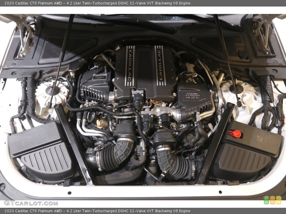 4.2 Liter Twin-Turbocharged DOHC 32-Valve VVT Blackwing V8 2020 Cadillac CT6 Engine