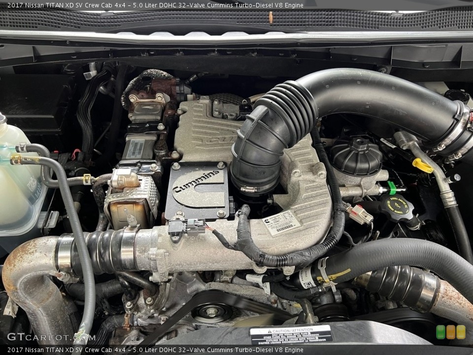 5.0 Liter DOHC 32-Valve Cummins Turbo-Diesel V8 Engine for the 2017 Nissan TITAN XD #146111829