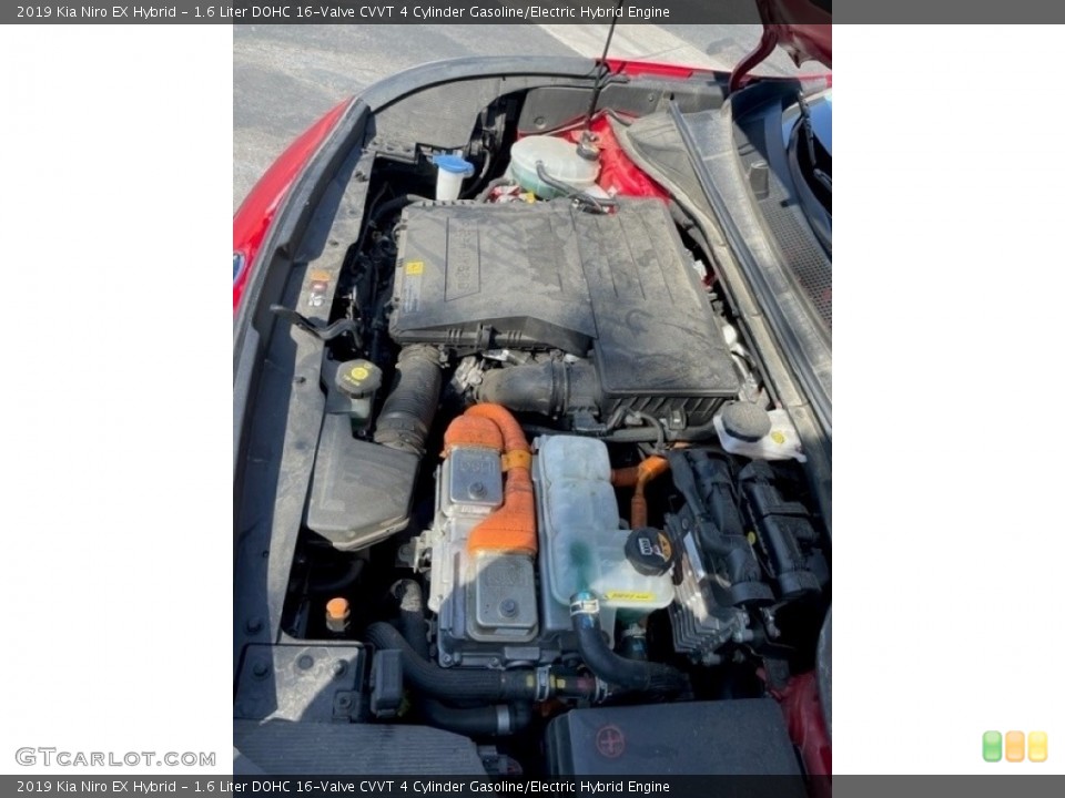 1.6 Liter DOHC 16-Valve CVVT 4 Cylinder Gasoline/Electric Hybrid Engine for the 2019 Kia Niro #146113149