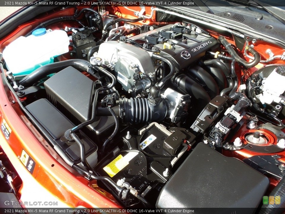 2.0 Liter SKYACTIV-G DI DOHC 16-Valve VVT 4 Cylinder 2021 Mazda MX-5 Miata RF Engine