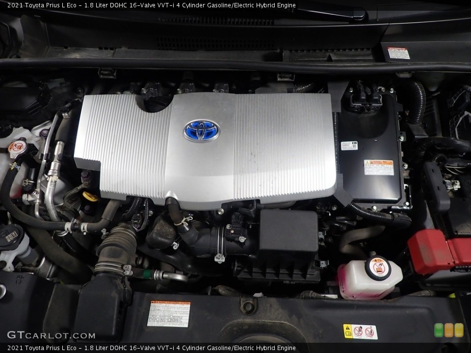 1.8 Liter DOHC 16-Valve VVT-i 4 Cylinder Gasoline/Electric Hybrid Engine for the 2021 Toyota Prius #146116769