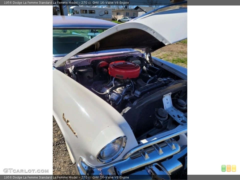 270 ci. OHV 16-Valve V8 Engine for the 1956 Dodge La Femme #146119041