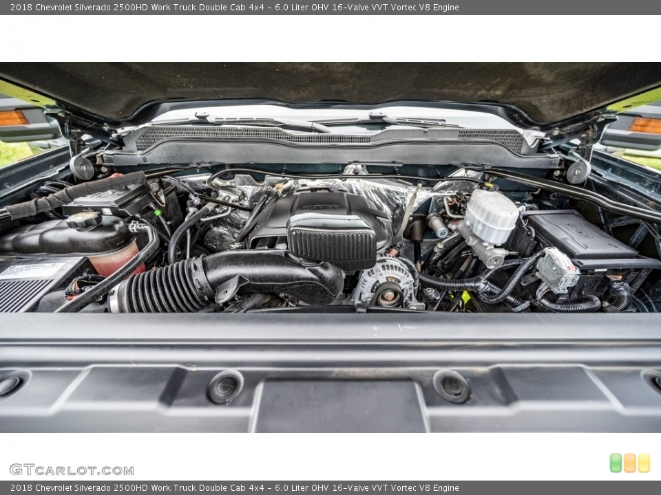 6.0 Liter OHV 16-Valve VVT Vortec V8 Engine for the 2018 Chevrolet Silverado 2500HD #146126780