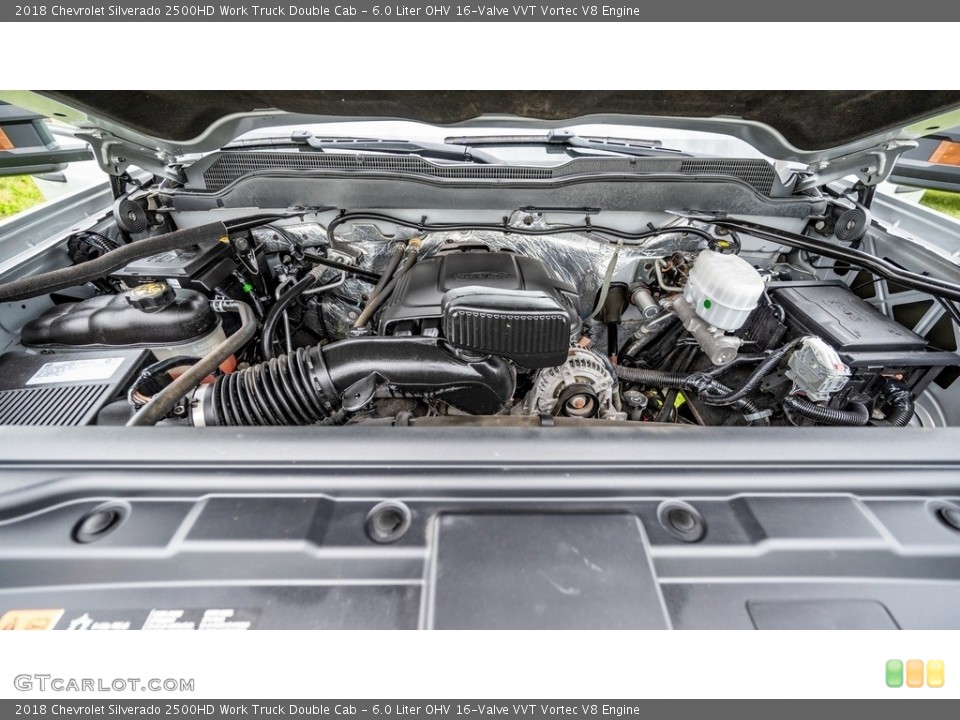 6.0 Liter OHV 16-Valve VVT Vortec V8 Engine for the 2018 Chevrolet Silverado 2500HD #146127344
