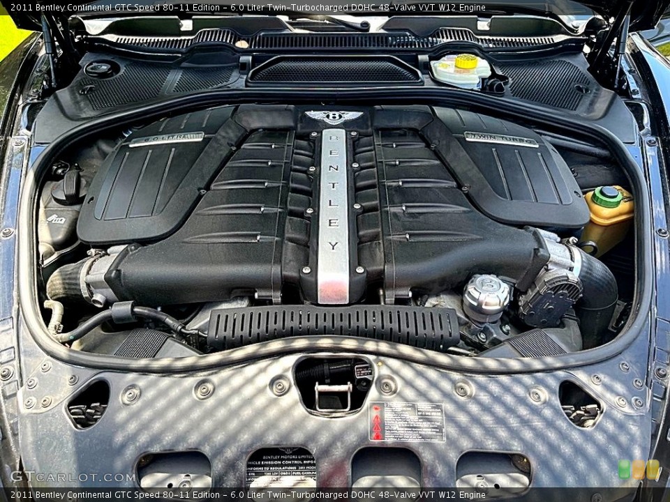 6.0 Liter Twin-Turbocharged DOHC 48-Valve VVT W12 Engine for the 2011 Bentley Continental GTC #146142500