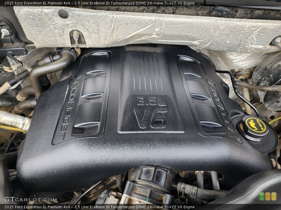 3.5 Liter EcoBoost DI Turbocharged DOHC 24-Valve Ti-VCT V6 Engine for the 2015 Ford Expedition #146156104