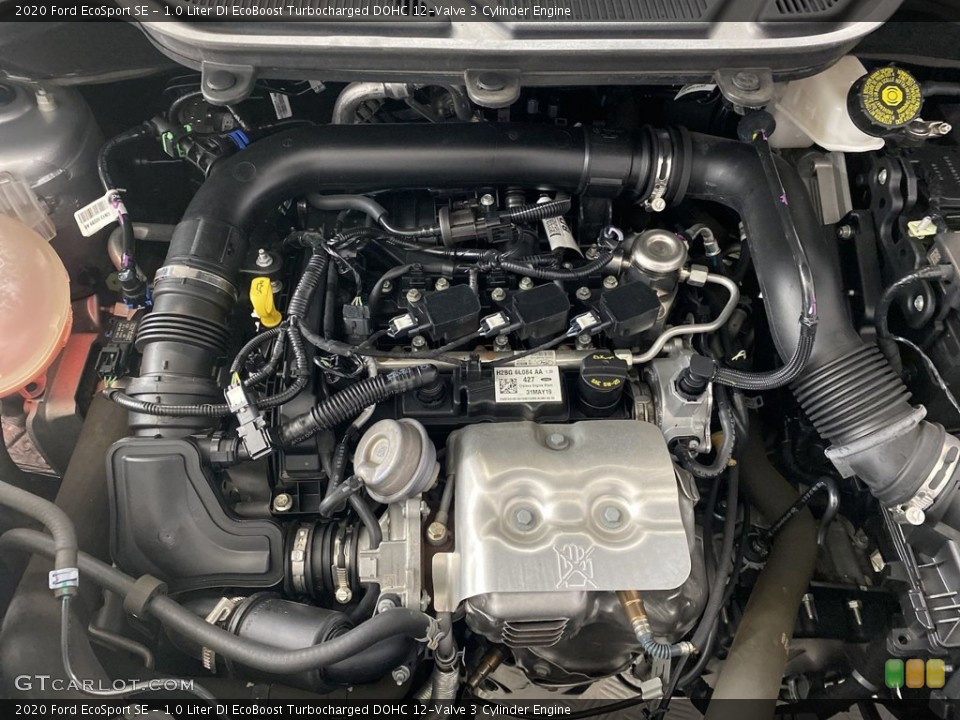 1.0 Liter DI EcoBoost Turbocharged DOHC 12-Valve 3 Cylinder 2020 Ford EcoSport Engine