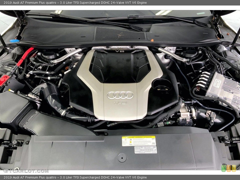 3.0 Liter TFSI Supercharged DOHC 24-Valve VVT V6 2019 Audi A7 Engine