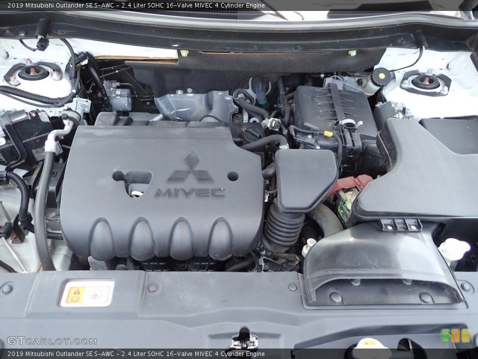 2.4 Liter SOHC 16-Valve MIVEC 4 Cylinder 2019 Mitsubishi Outlander Engine