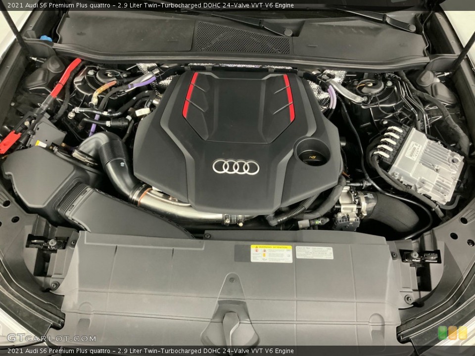 2.9 Liter Twin-Turbocharged DOHC 24-Valve VVT V6 2021 Audi S6 Engine