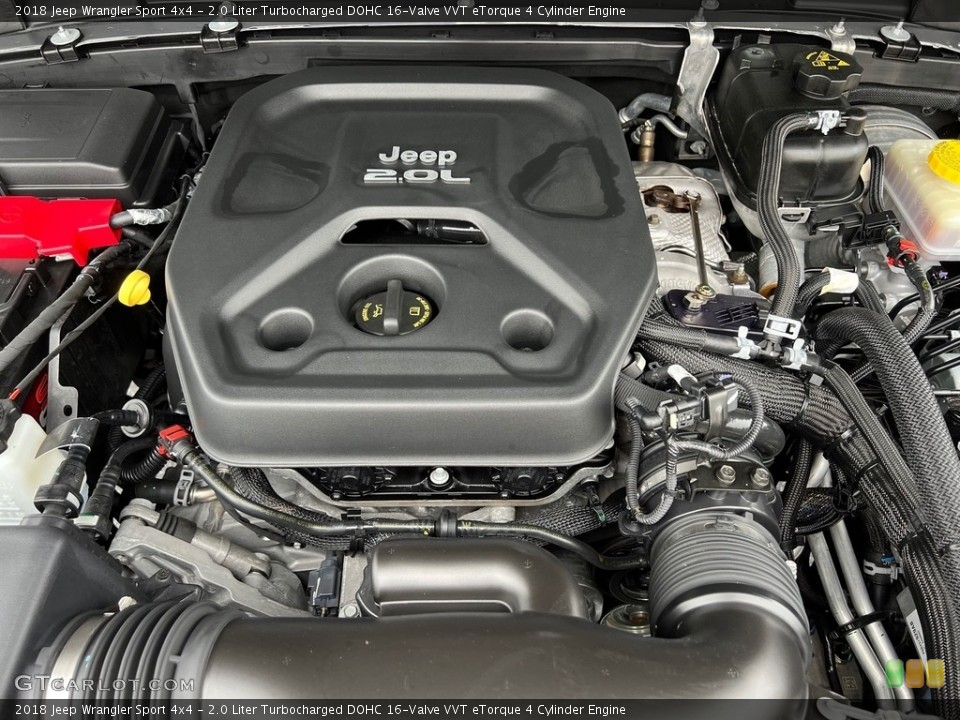 2.0 Liter Turbocharged DOHC 16-Valve VVT eTorque 4 Cylinder 2018 Jeep Wrangler Engine