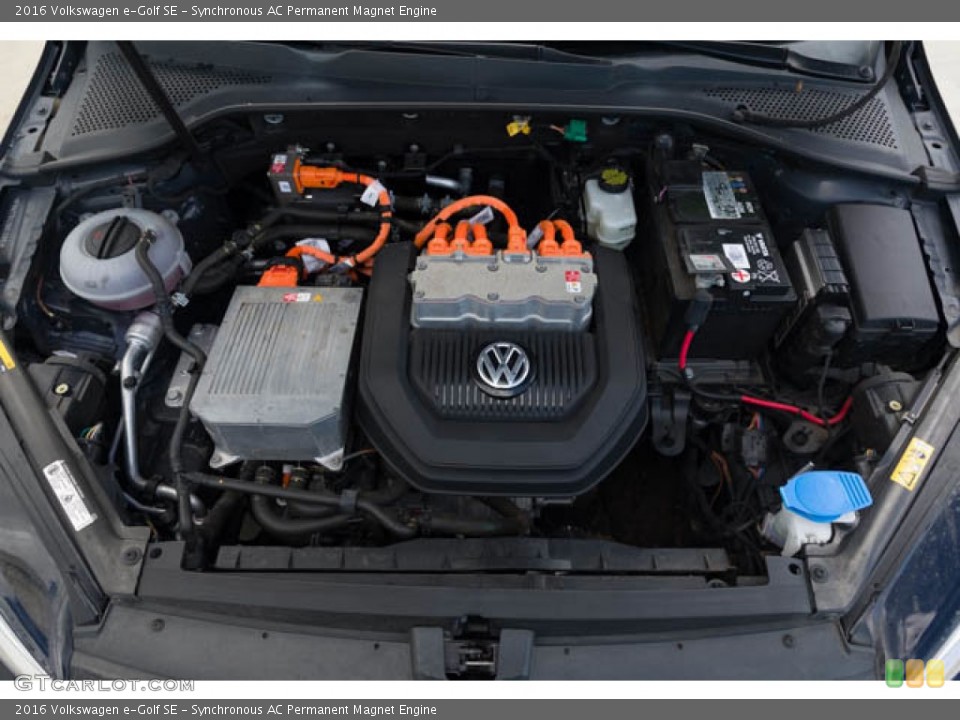 Synchronous AC Permanent Magnet 2016 Volkswagen e-Golf Engine