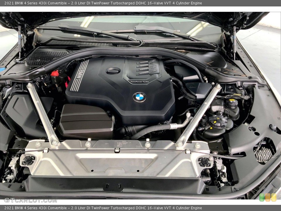 2.0 Liter DI TwinPower Turbocharged DOHC 16-Valve VVT 4 Cylinder 2021 BMW 4 Series Engine