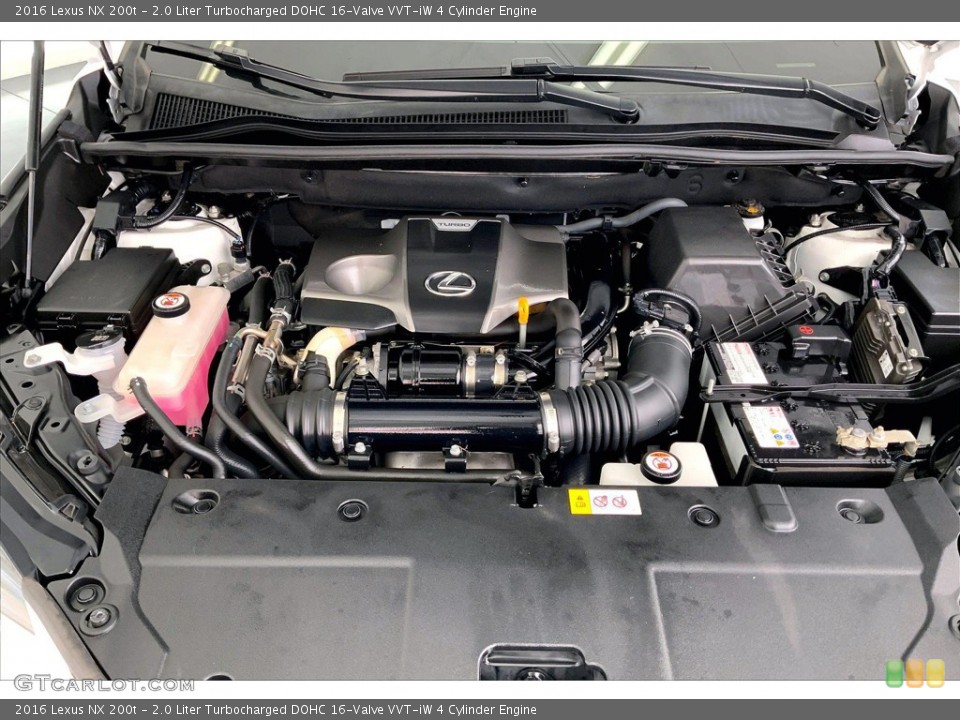2.0 Liter Turbocharged DOHC 16-Valve VVT-iW 4 Cylinder 2016 Lexus NX Engine