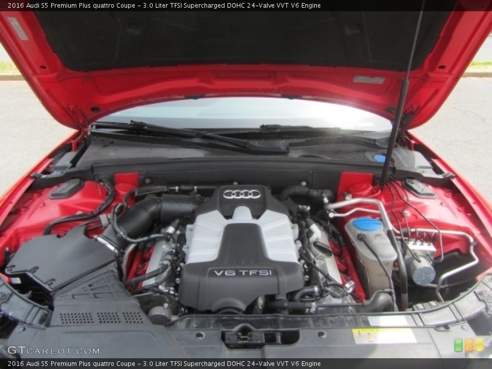 3.0 Liter TFSI Supercharged DOHC 24-Valve VVT V6 Engine for the 2016 Audi S5 #146187061