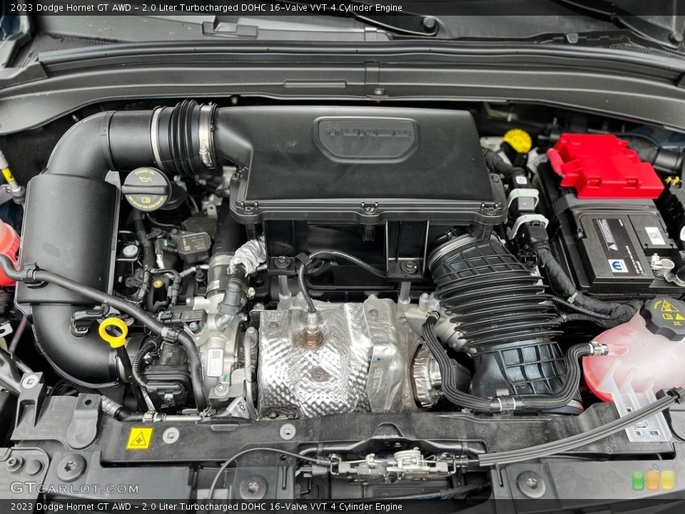 2.0 Liter Turbocharged DOHC 16-Valve VVT 4 Cylinder 2023 Dodge Hornet Engine