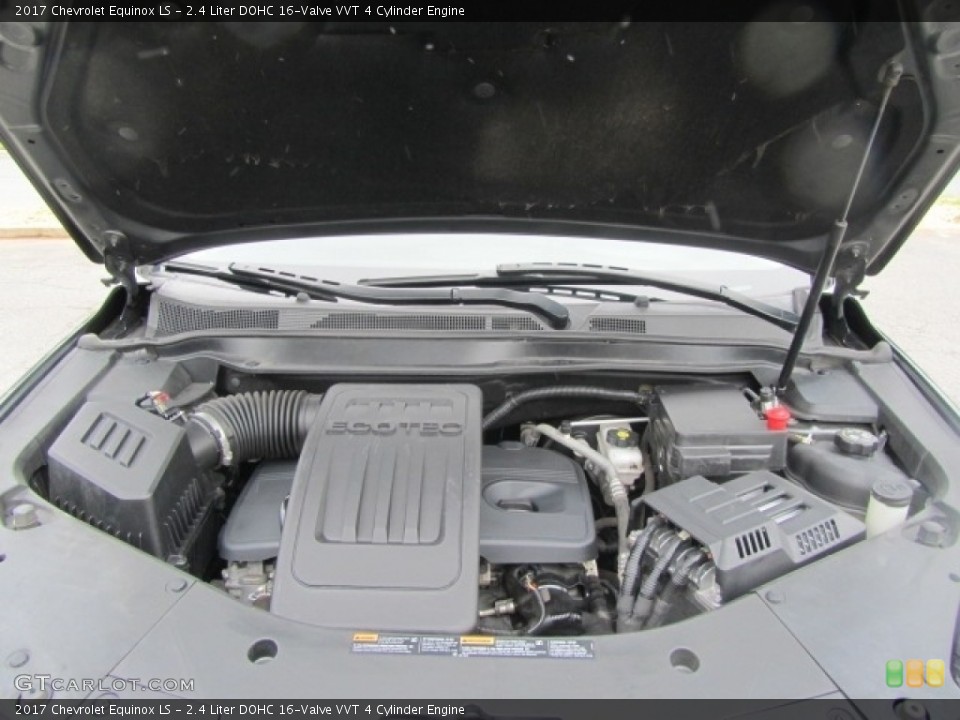 2.4 Liter DOHC 16-Valve VVT 4 Cylinder 2017 Chevrolet Equinox Engine
