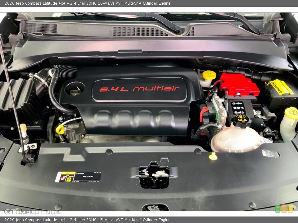 2.4 Liter SOHC 16-Valve VVT MultiAir 4 Cylinder 2020 Jeep Compass Engine