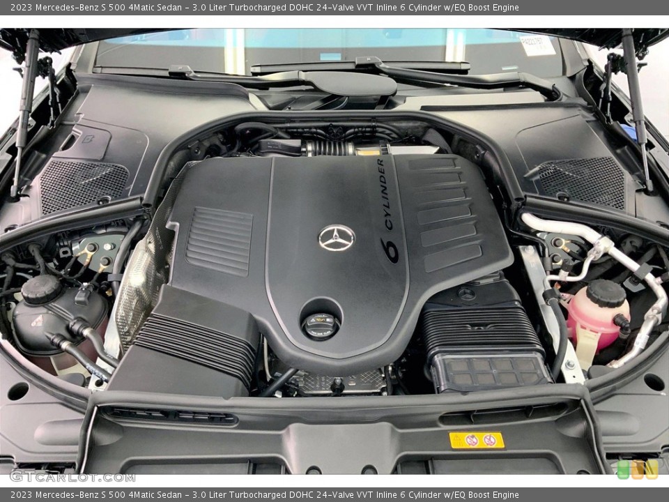 3.0 Liter Turbocharged DOHC 24-Valve VVT Inline 6 Cylinder w/EQ Boost 2023 Mercedes-Benz S Engine