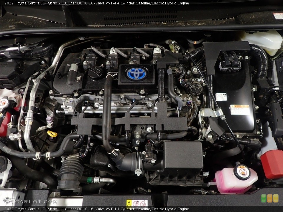 1.8 Liter DOHC 16-Valve VVT-i 4 Cylinder Gasoline/Electric Hybrid 2022 Toyota Corolla Engine