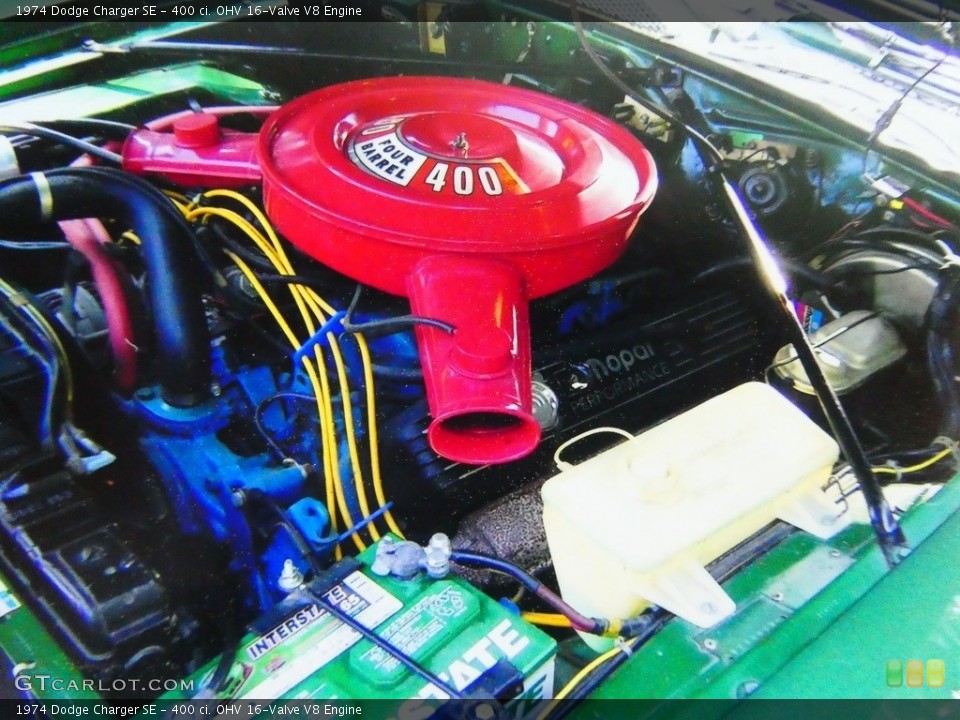 400 ci. OHV 16-Valve V8 Engine for the 1974 Dodge Charger #146213085