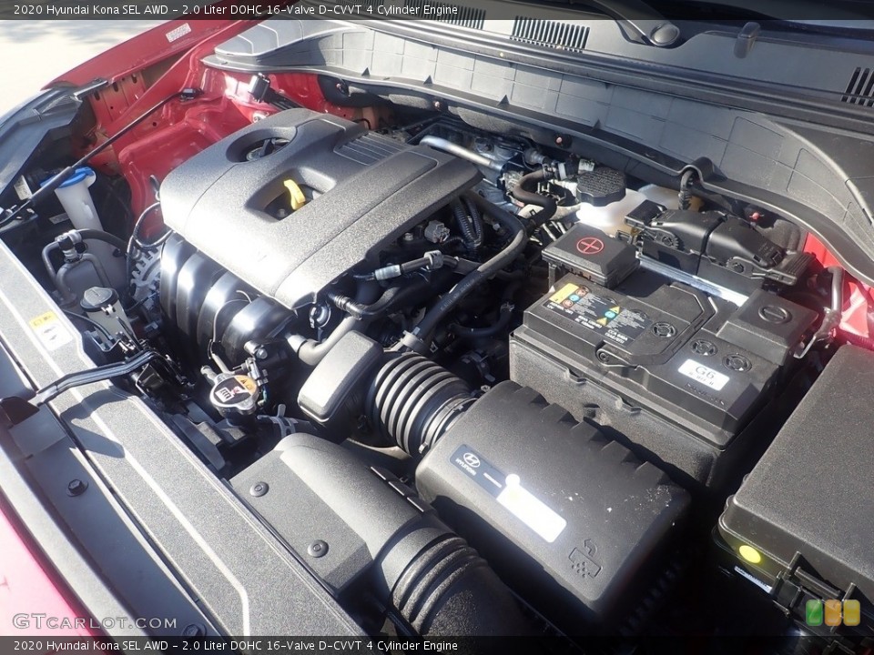 2.0 Liter DOHC 16-Valve D-CVVT 4 Cylinder Engine for the 2020 Hyundai Kona #146219190