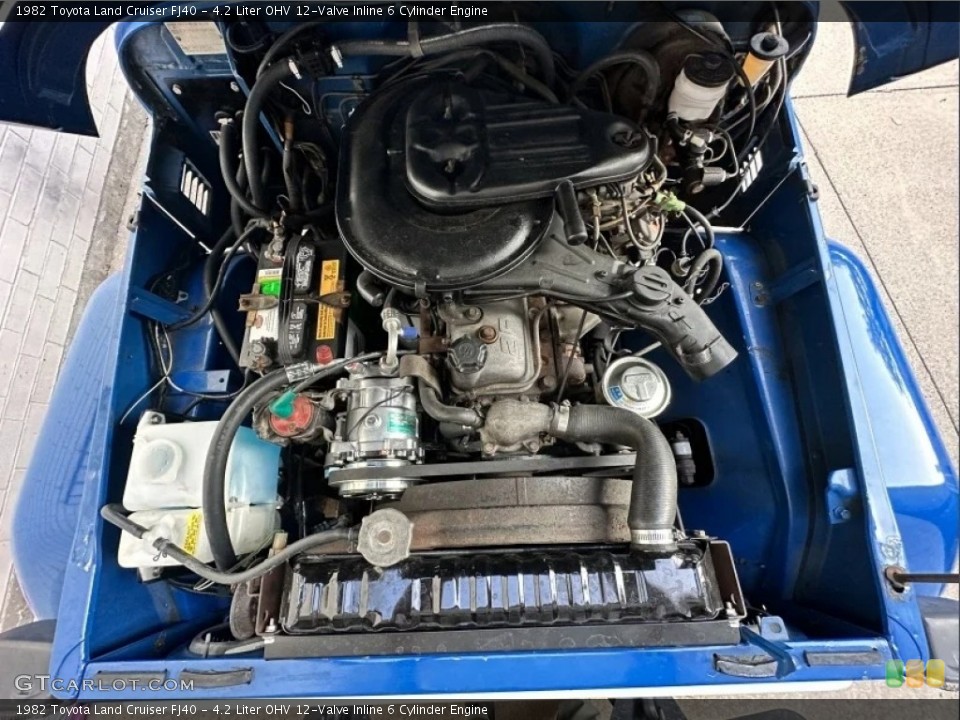 4.2 Liter OHV 12-Valve Inline 6 Cylinder Engine for the 1982 Toyota Land Cruiser #146221809
