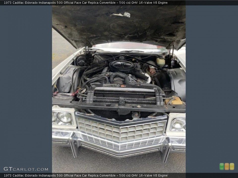 500 cid OHV 16-Valve V8 1973 Cadillac Eldorado Engine