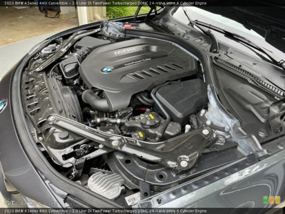3.0 Liter DI TwinPower Turbocharged DOHC 24-Valve Inline 6 Cylinder 2020 BMW 4 Series Engine