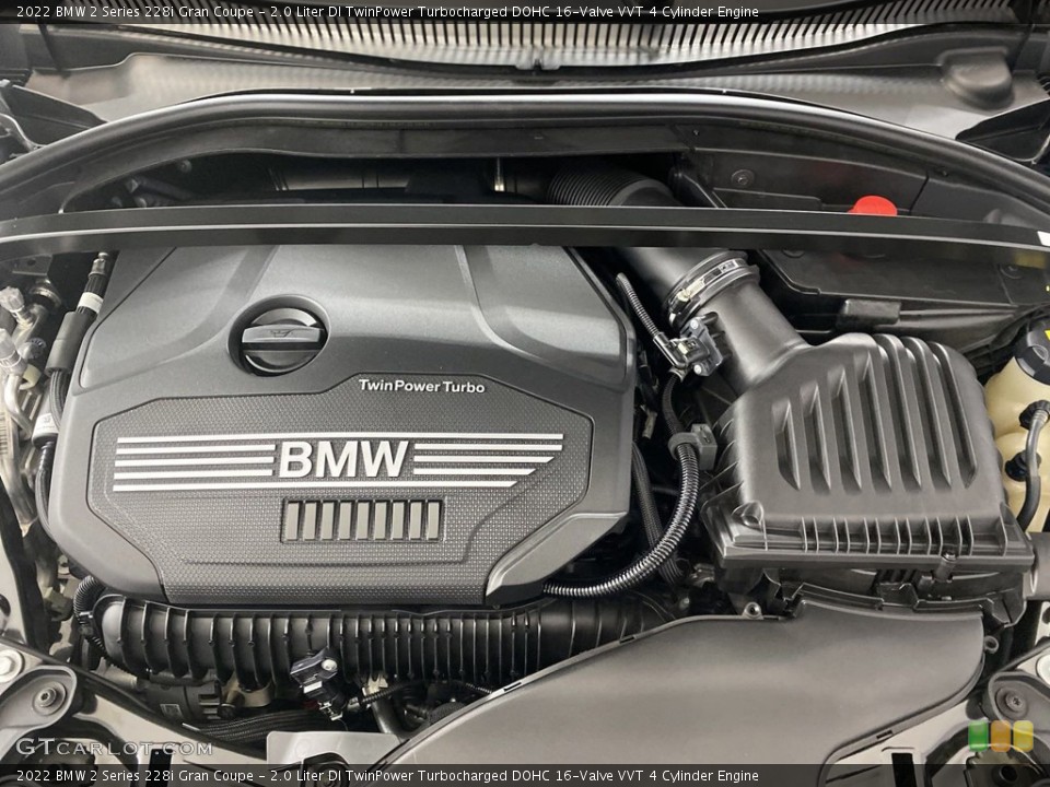 2.0 Liter DI TwinPower Turbocharged DOHC 16-Valve VVT 4 Cylinder 2022 BMW 2 Series Engine