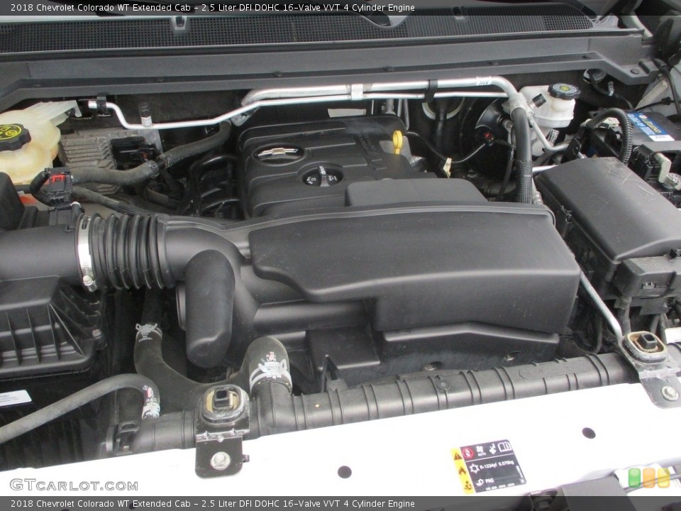 2.5 Liter DFI DOHC 16-Valve VVT 4 Cylinder 2018 Chevrolet Colorado Engine
