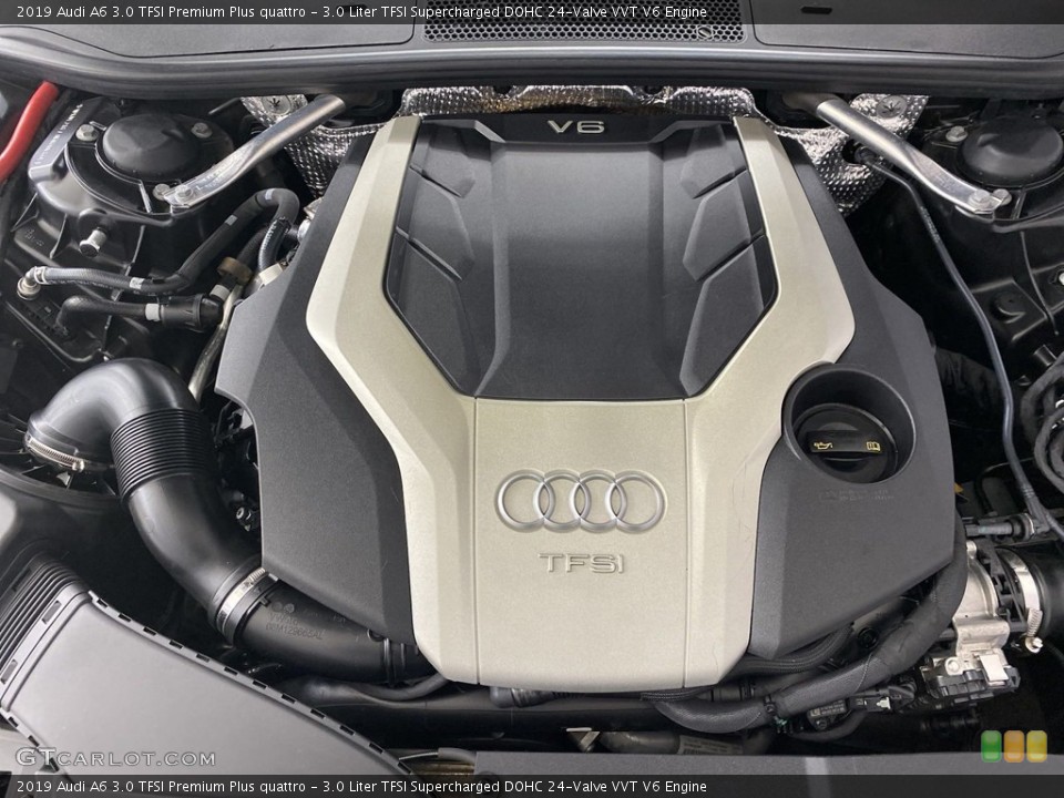 3.0 Liter TFSI Supercharged DOHC 24-Valve VVT V6 2019 Audi A6 Engine