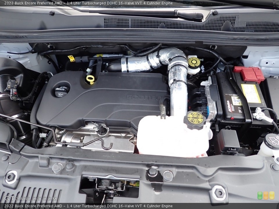 1.4 Liter Turbocharged DOHC 16-Valve VVT 4 Cylinder 2022 Buick Encore Engine