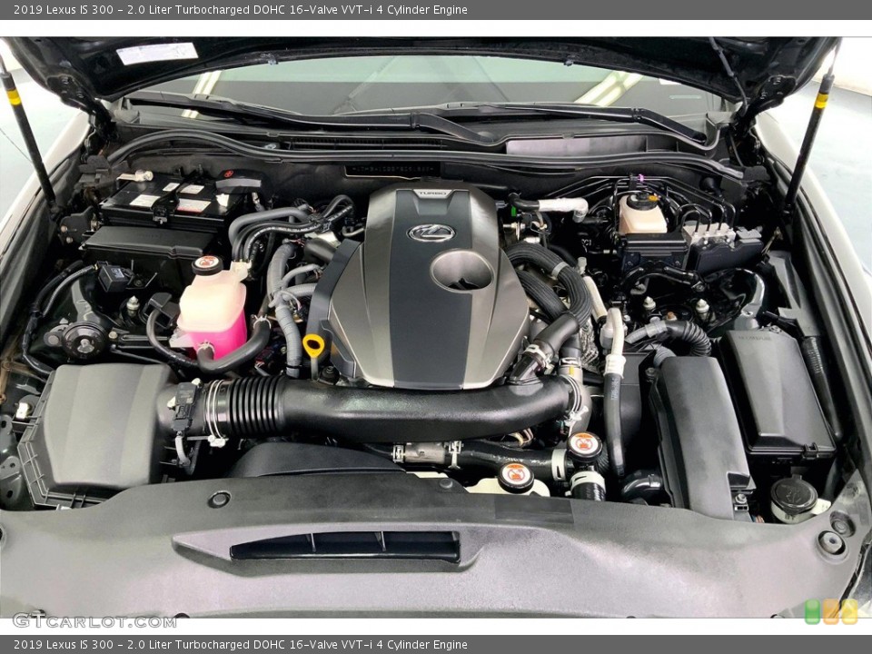 2.0 Liter Turbocharged DOHC 16-Valve VVT-i 4 Cylinder 2019 Lexus IS Engine