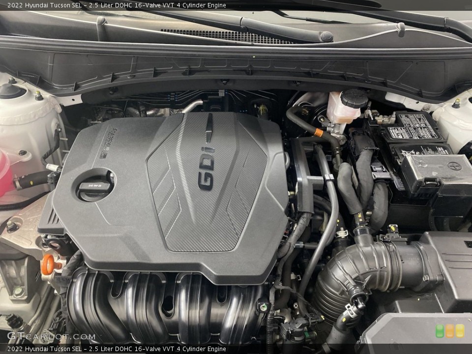 2.5 Liter DOHC 16-Valve VVT 4 Cylinder 2022 Hyundai Tucson Engine