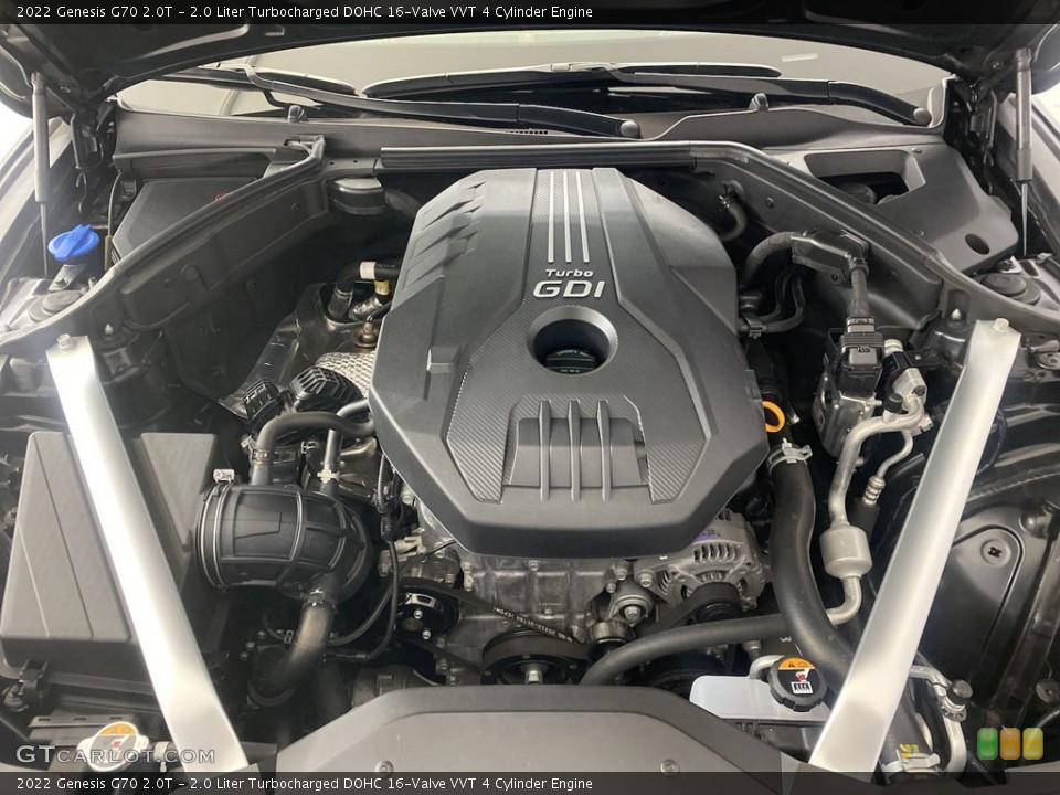 2.0 Liter Turbocharged DOHC 16-Valve VVT 4 Cylinder 2022 Genesis G70 Engine