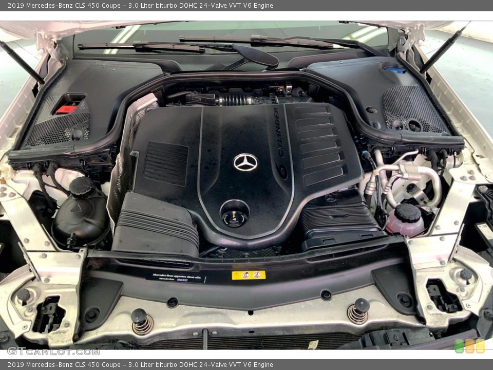 3.0 Liter biturbo DOHC 24-Valve VVT V6 2019 Mercedes-Benz CLS Engine
