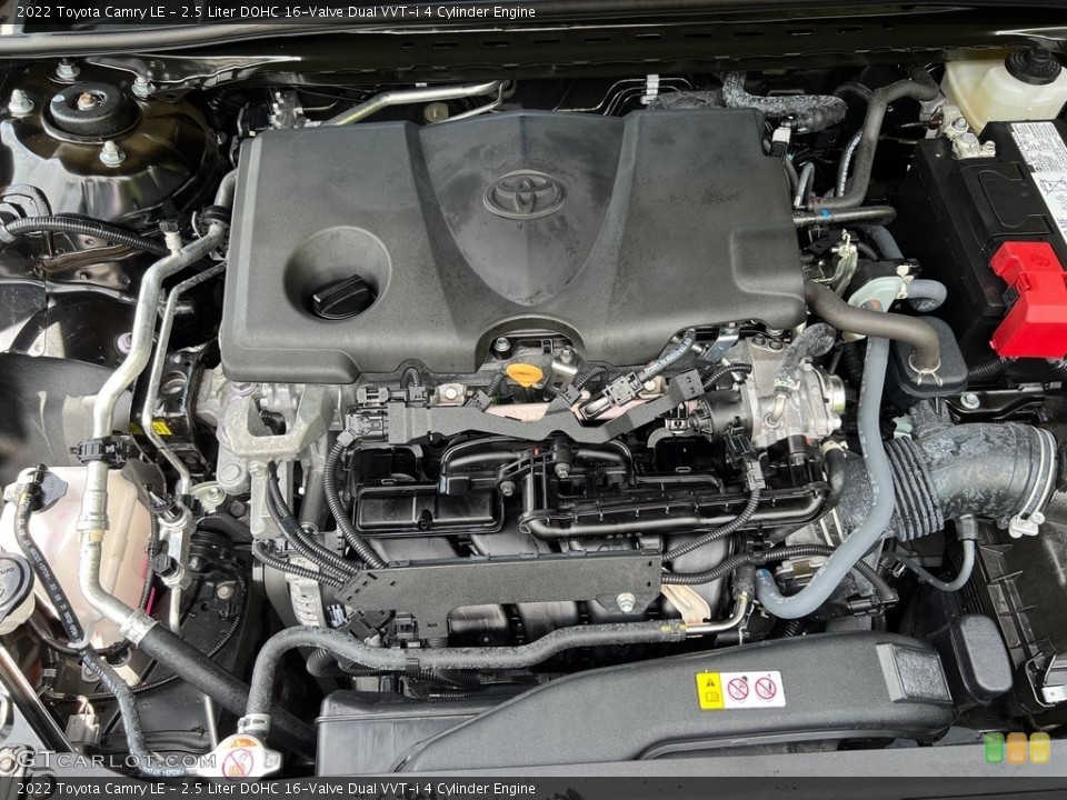 2.5 Liter DOHC 16-Valve Dual VVT-i 4 Cylinder 2022 Toyota Camry Engine