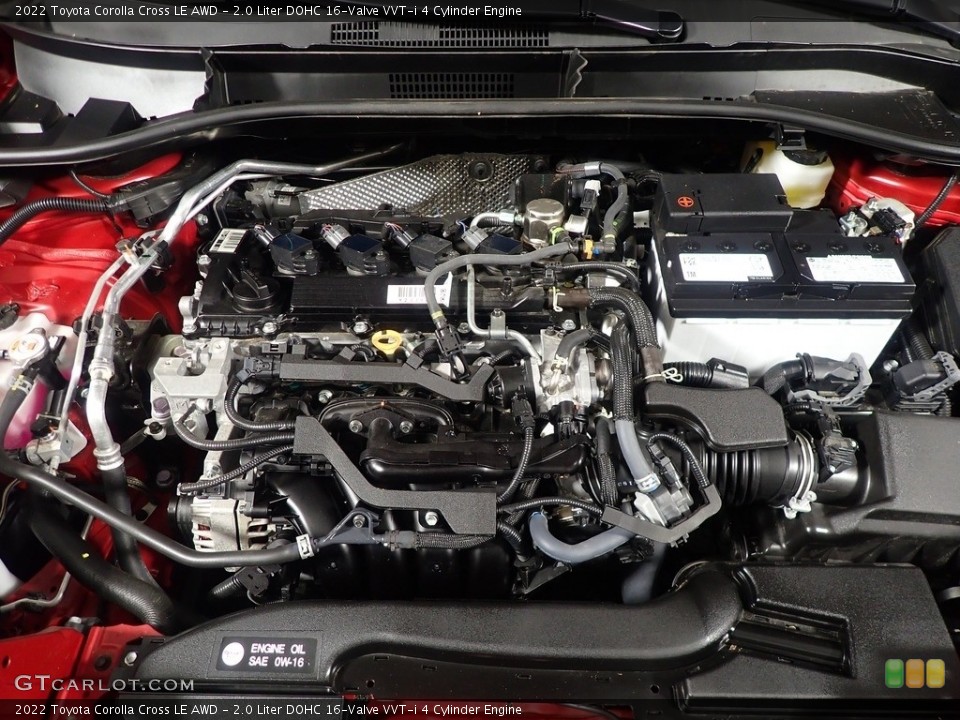 2.0 Liter DOHC 16-Valve VVT-i 4 Cylinder 2022 Toyota Corolla Cross Engine