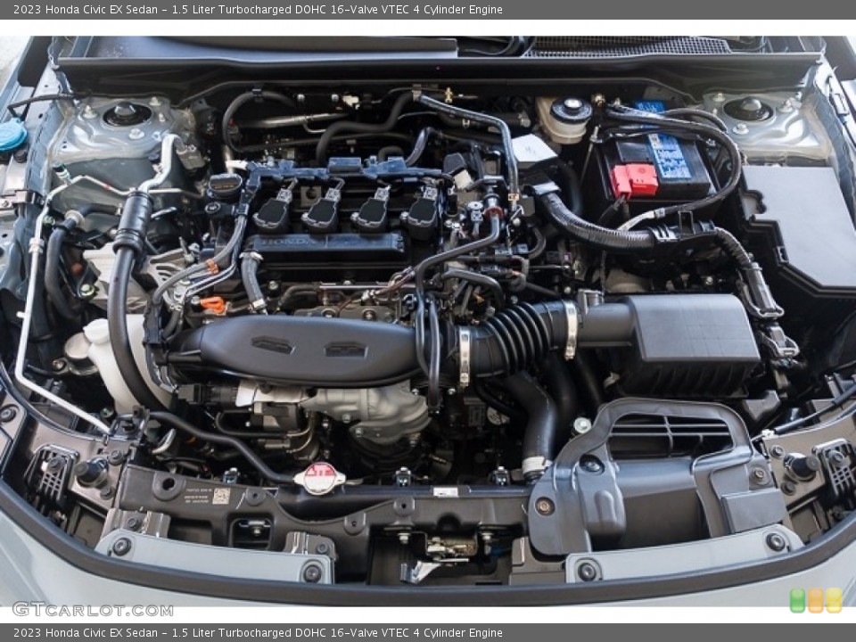 1.5 Liter Turbocharged DOHC 16-Valve VTEC 4 Cylinder 2023 Honda Civic Engine